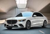 Mercedes S500 2022 – Sedan 5 Seater, Full Option, GCC Specs, Safety Features-CARLUX RENT A CAR