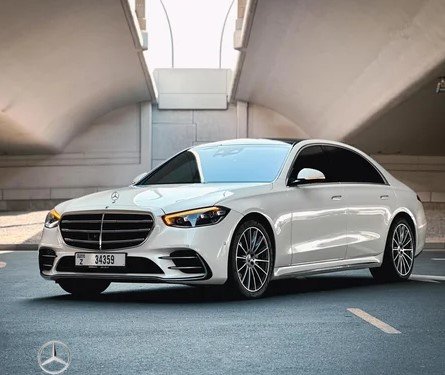 Mercedes S500 2022 – Sedan 5 Seater, Full Option, GCC Specs, Safety Features-CARLUX RENT A CAR